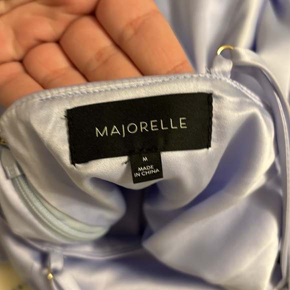 Majorelle Light Blue Melville Mini Dress - Picture 8 of 8